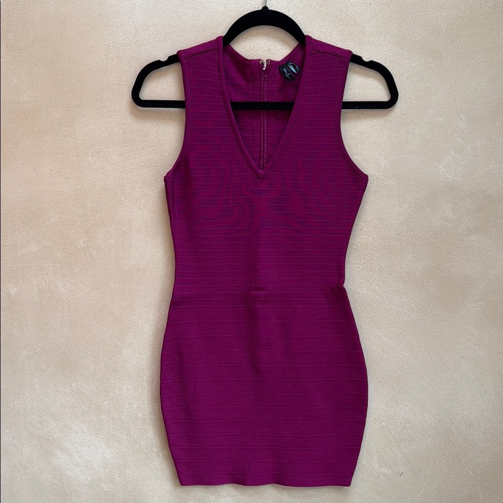 Guess Marciano Magenta Bodycon Dress